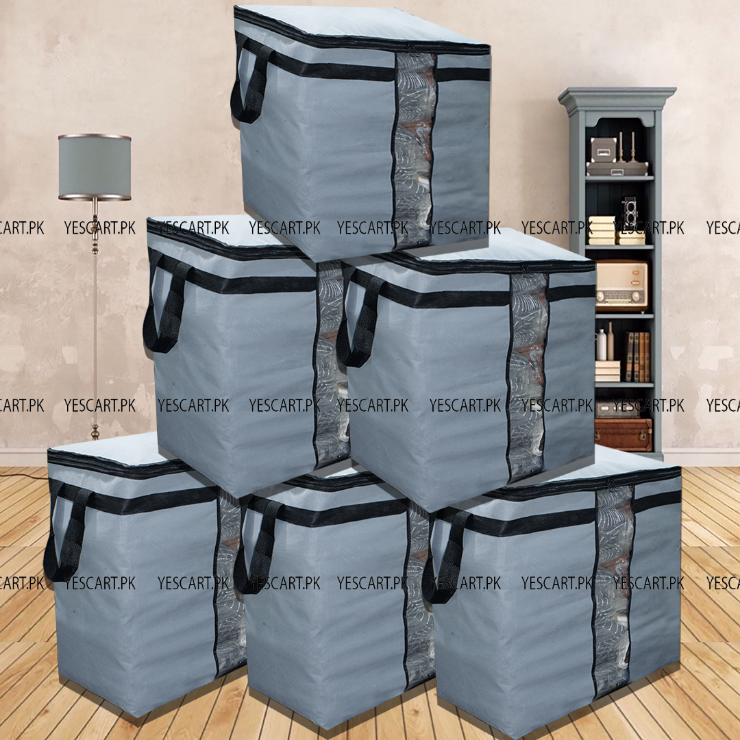 Non Woven Multipurpose Storage Bag - Grey AR Pack of 1