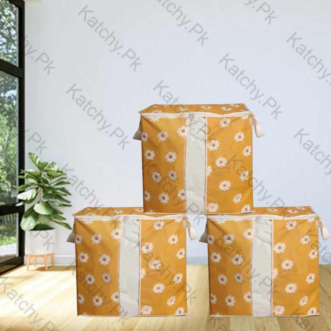 Non Woven Floral Storage Bag - Orange