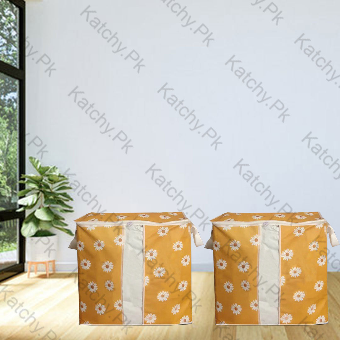 Non Woven Floral Storage Bag - Orange