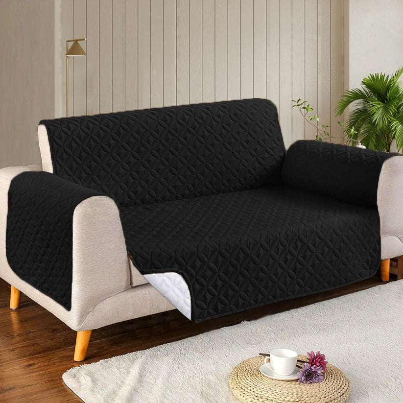 Korean Sofa Cover  - Black