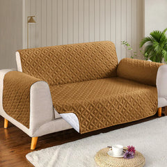 Korean Sofa Cover  - Copper Brown