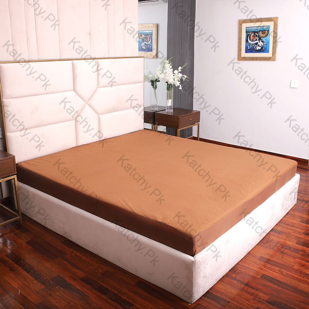 Terry Waterproof Mattress Cover - Copper