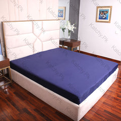 Terry Waterproof Mattress Cover - Blue