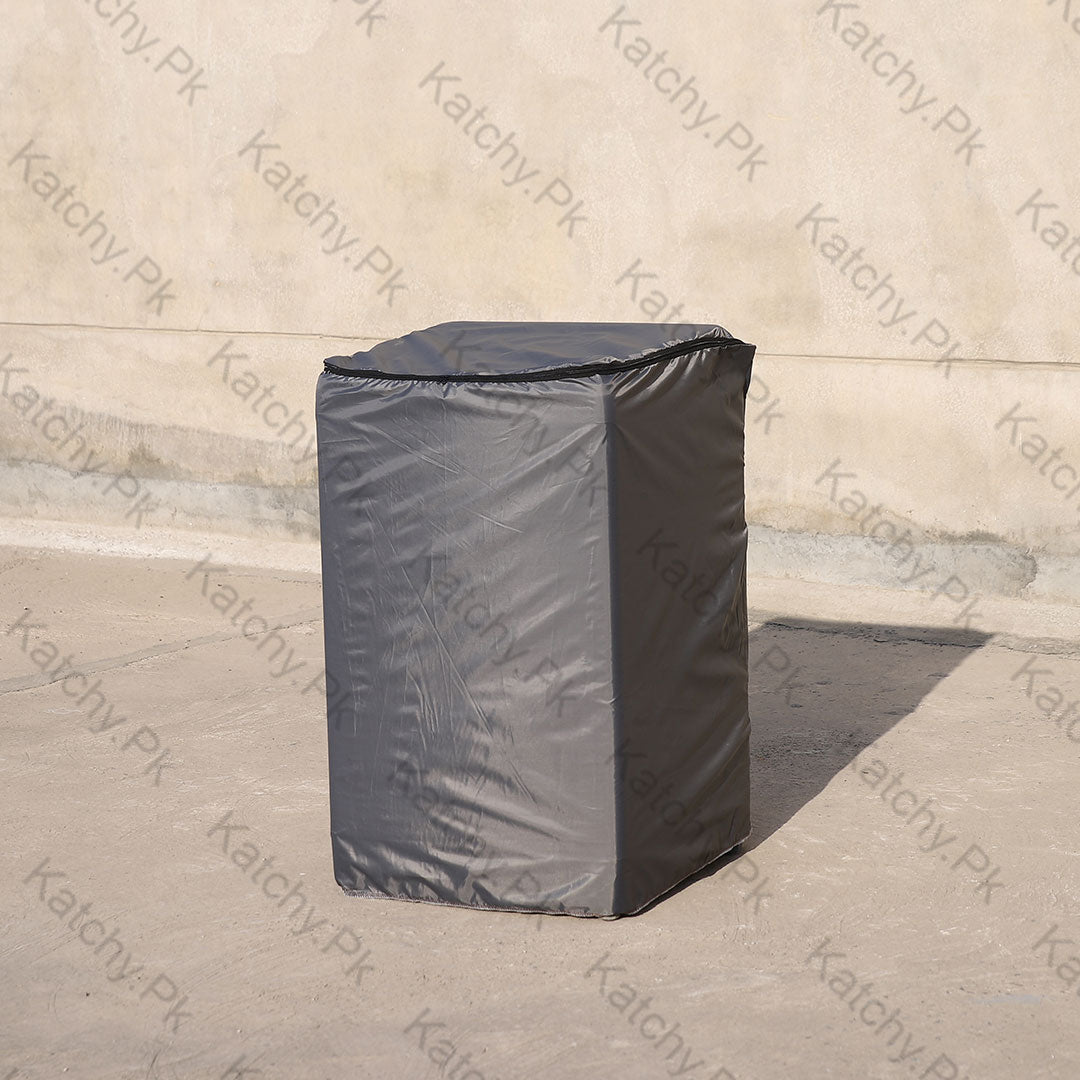 Waterproof Top Loaded Washing Machine Cover (Grey Color)