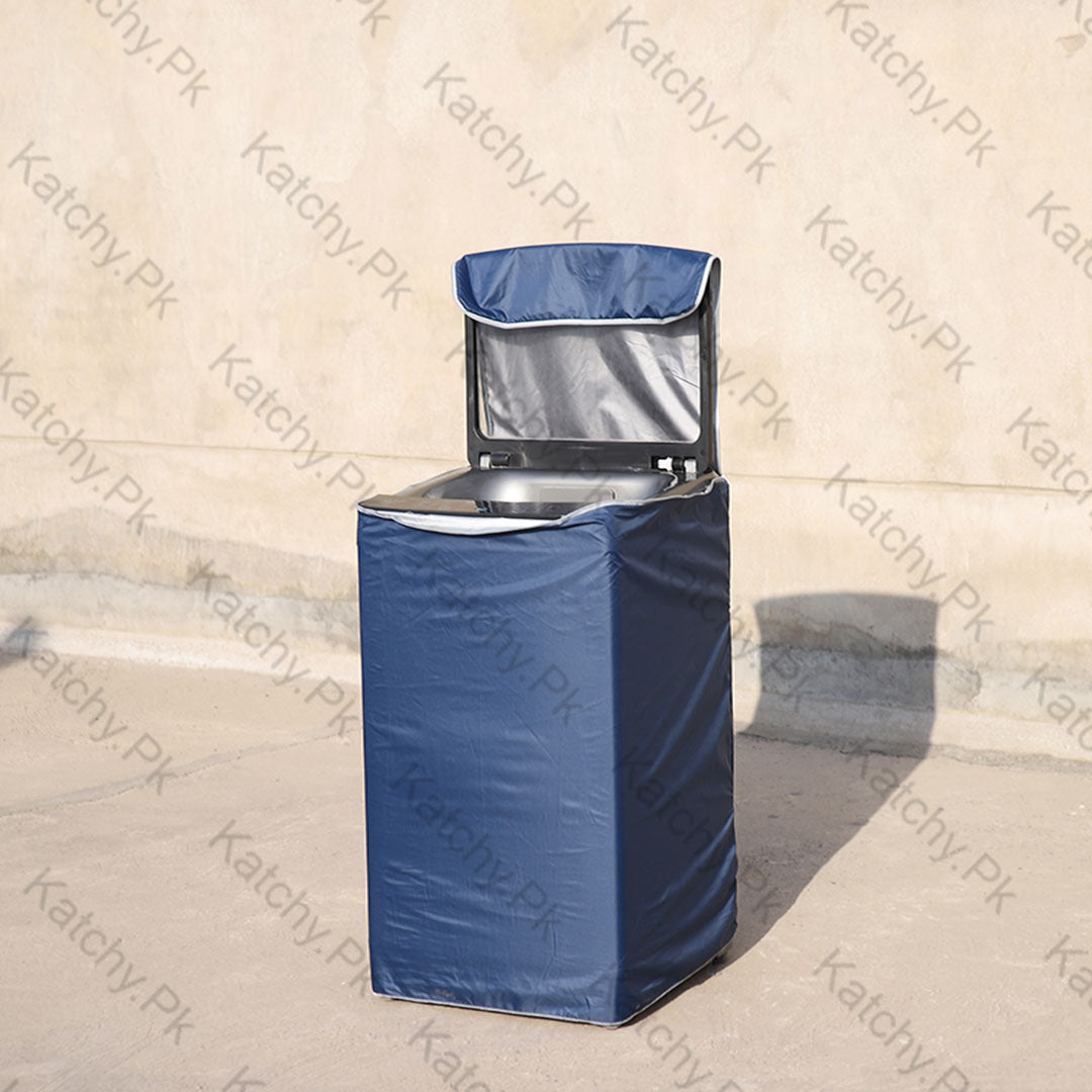 Waterproof Top Loaded Washing Machine Cover (Blue Color)