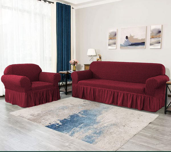 Persian Sofa Cover - Maroon