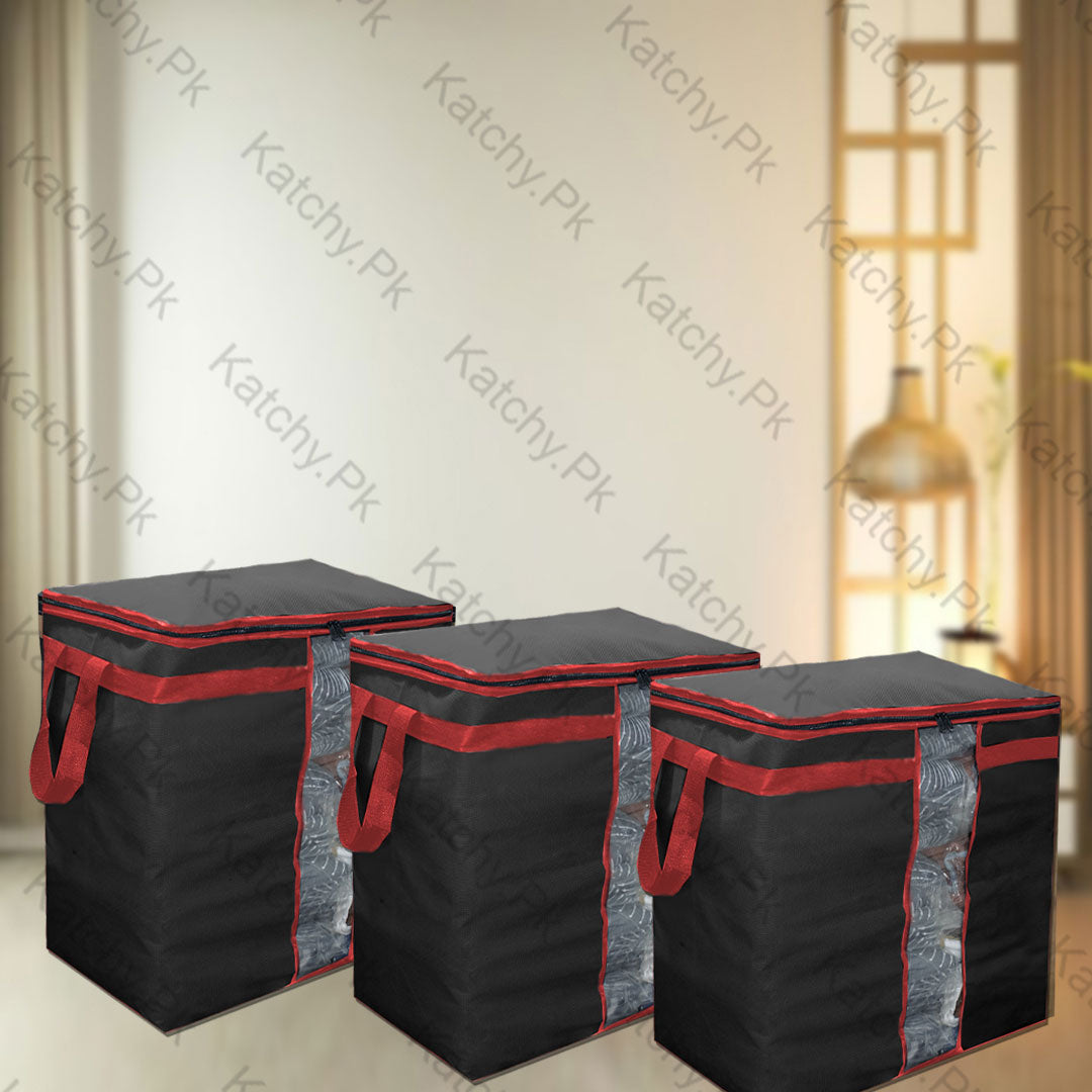 Non Woven Multipurpose Storage Bag - Black