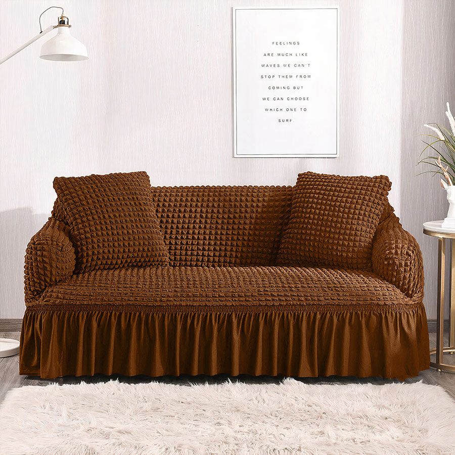 Persian Sofa Cover - Copper Brown