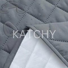 Waterproof Cotton Quilted Sofa Cover - Sofa Runners (Grey)