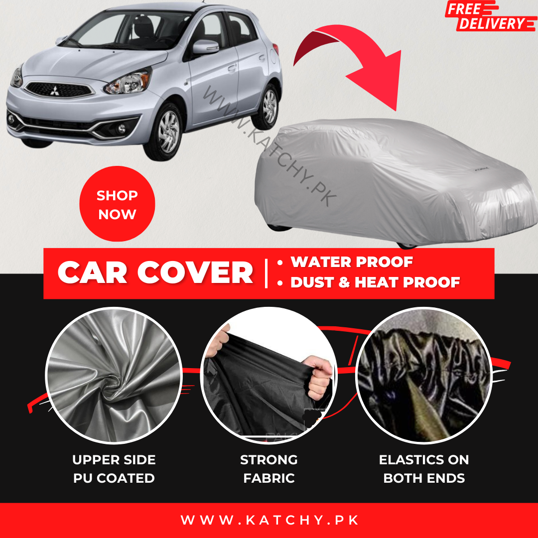 Mitsubishi Mirage 2012-2023 Car Top Cover - Waterproof & Dustproof Silver Spray Coated + Free Bag