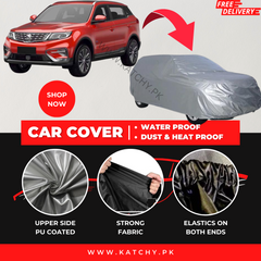 Proton X70 2020-2023 Car Top Cover - Waterproof & Dustproof Silver Spray Coated + Free Bag