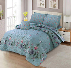 7 Pcs Quilted Comforter Set -  Gloria