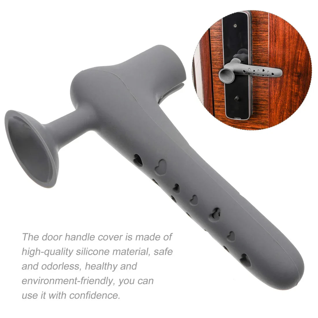 Anti-Noise & Anti-Collision Silicone Door Handle Cover