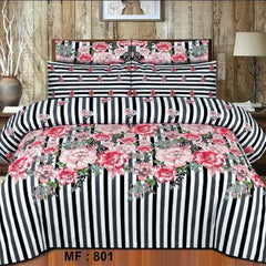 3 Pcs Bedsheet Dn-801