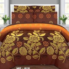 3 Pcs Bedsheet - Wooden Emerald