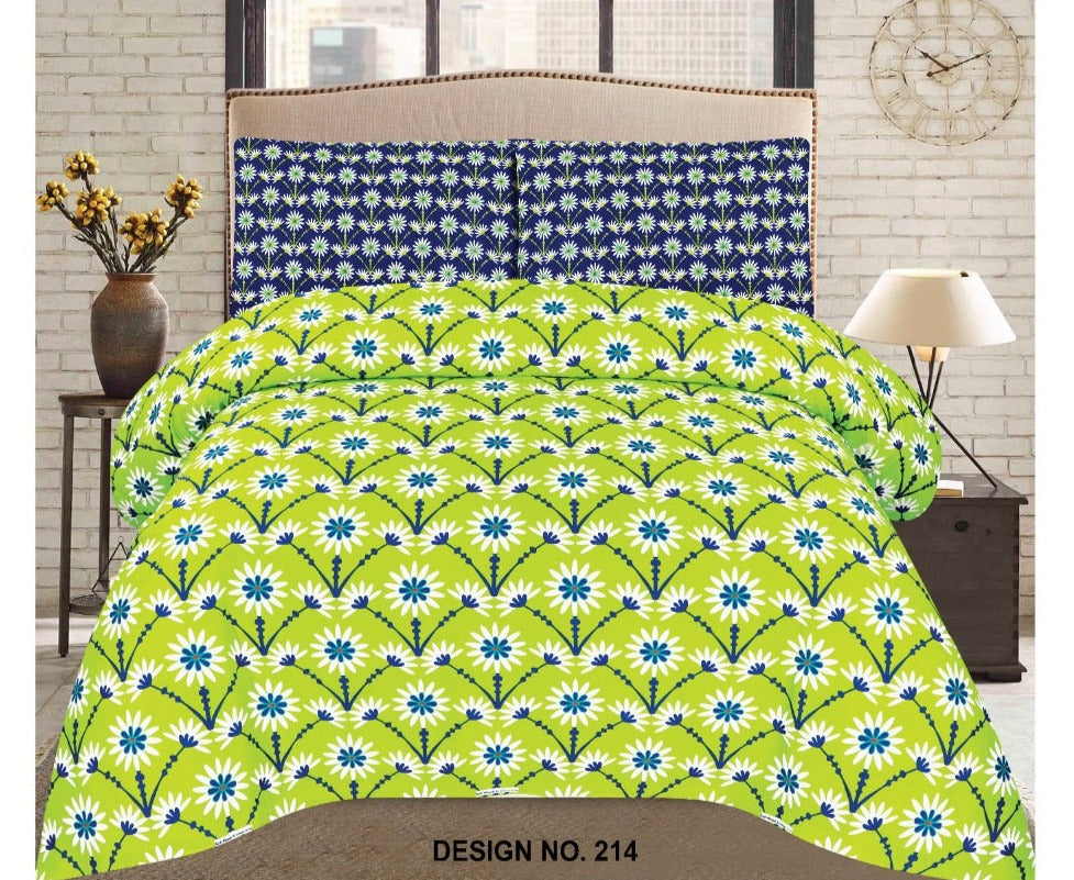 3 Pcs Bedsheet - Verde