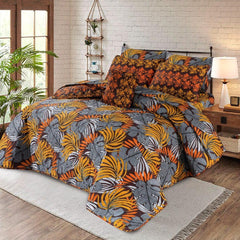 7 Pcs Quilted Comforter Set - Voyage