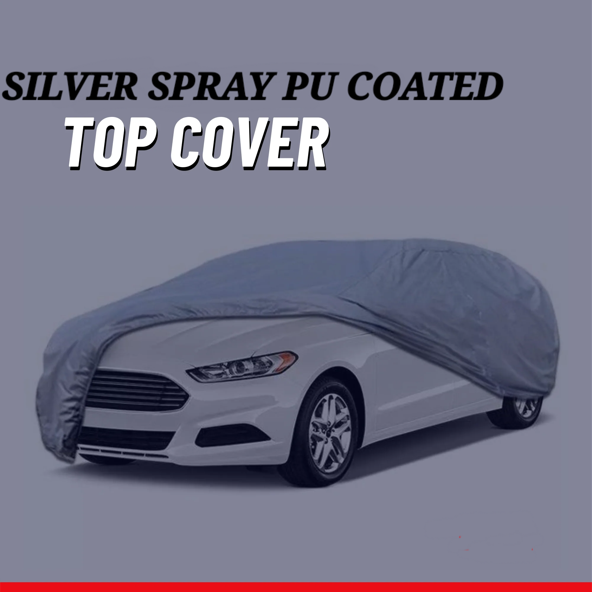 Toyota Fortuner 2013-2023 Car Top Cover - Waterproof & Dustproof Silver Spray Coated + Free Bag