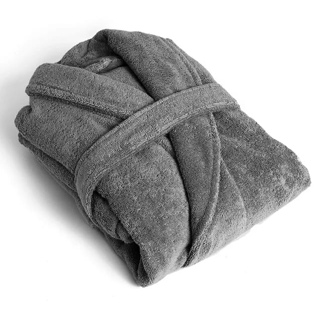 Unisex Export Quality Bathrobe - Grey