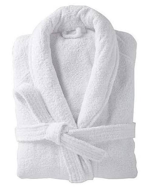 Unisex Export Quality Bathrobe - White