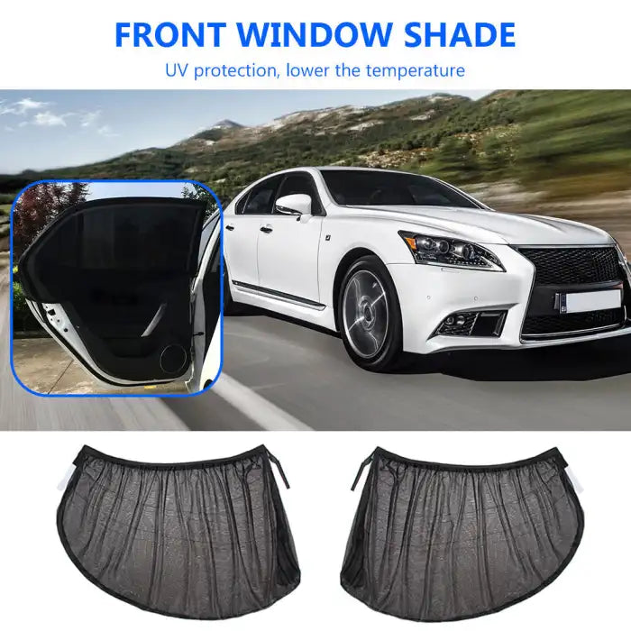 Car Window Sun Shades - Flexible 4 Pieces