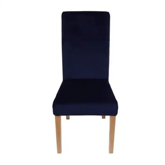 Fitted Style Cotton Jersey Chair Cover Blue