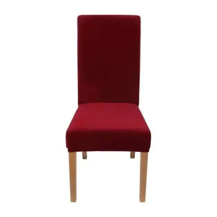 Fitted Style Cotton Jersey Chair Cover Maroon