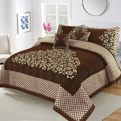 Velvet Jacquard Bedsheet Dn-128