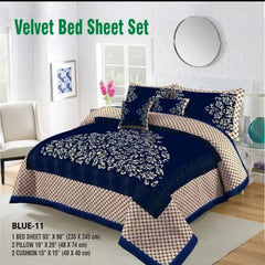 Velvet Jacquard Bedsheet Dn-129