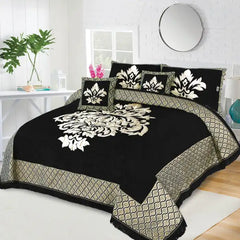 Velvet Jacquard Bedsheet Vn-300