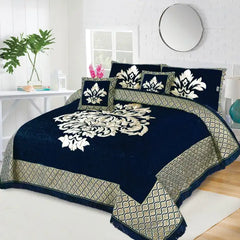 Velvet Jacquard Bedsheet Vn-302