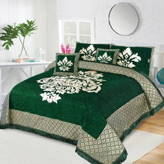 Velvet Jacquard Bedsheet Vn-305