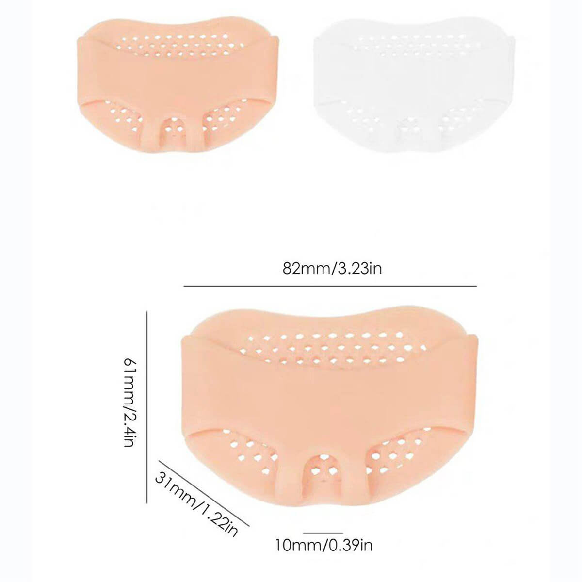 Soft Honeycomb Forefoot Pain Relief Pads